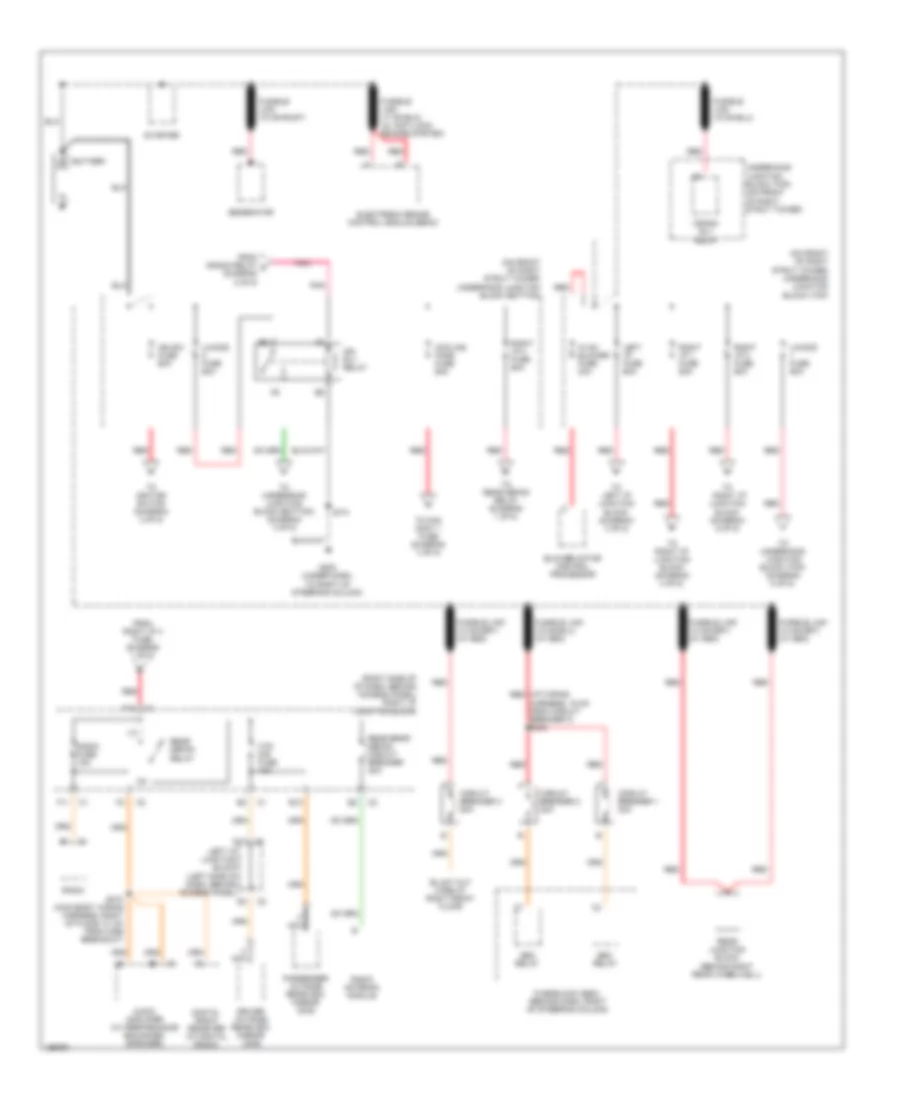 Power Distribution Wiring Diagram 1 of 5 for Chevrolet Impala 2005