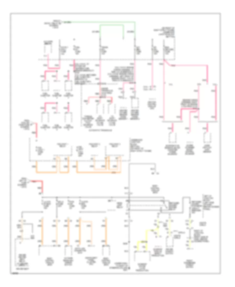 Power Distribution Wiring Diagram (3 of 5) for Chevrolet Impala 2005