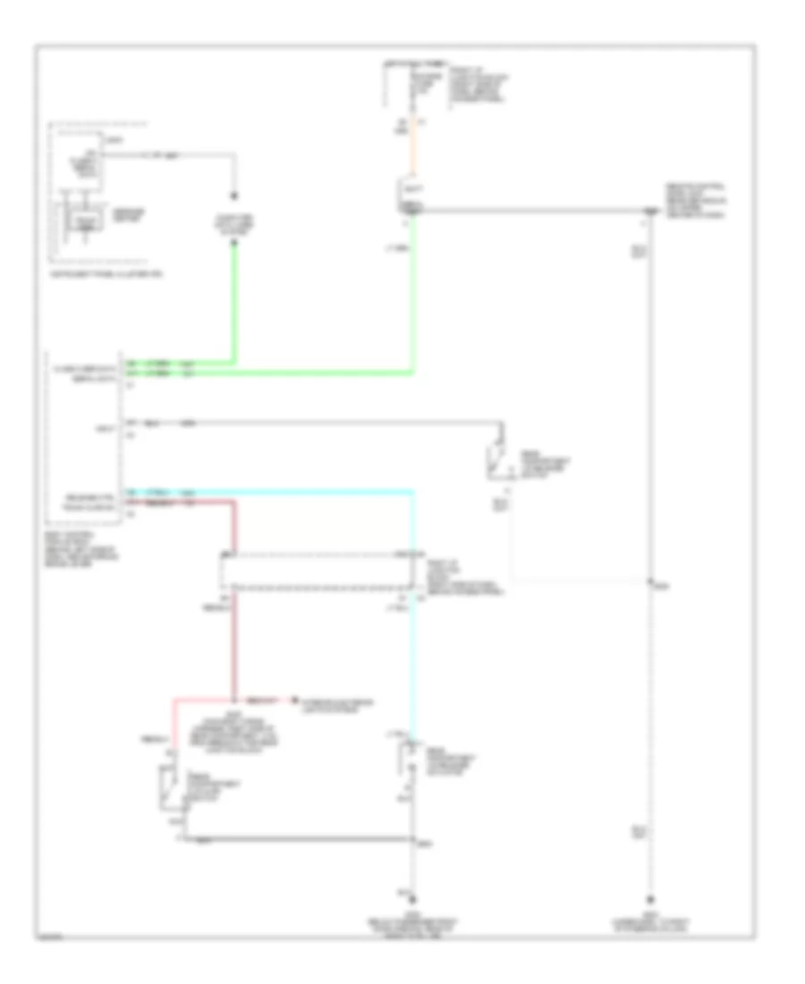 Trunk Release Wiring Diagram for Chevrolet Impala 2005