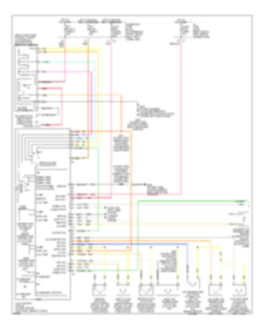 Manual A C Wiring Diagram 1 of 2 for Chevrolet Uplander 2006