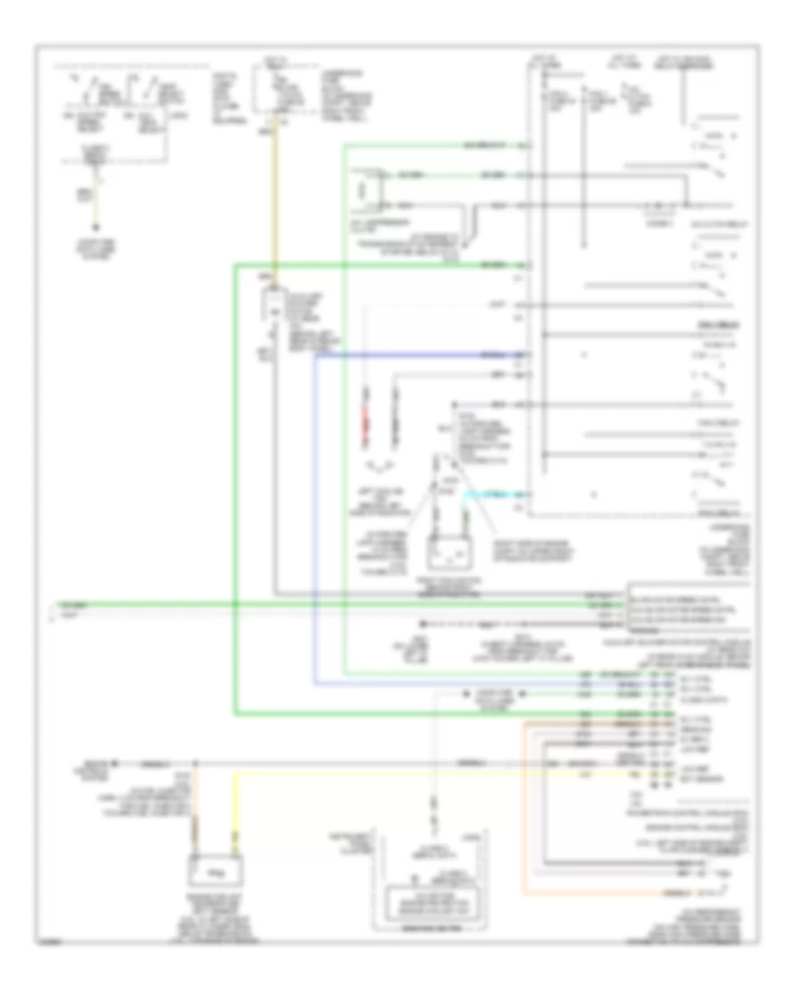 Manual A C Wiring Diagram 2 of 2 for Chevrolet Uplander 2006