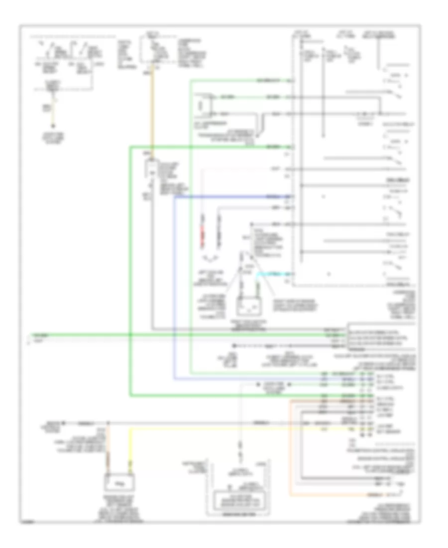 Manual AC Wiring Diagram (2 of 2) for Chevrolet Uplander 2006