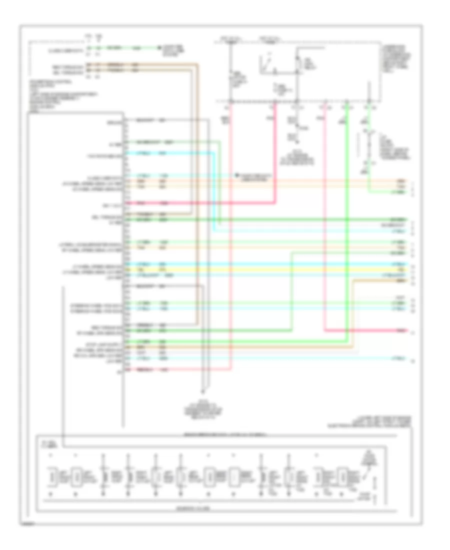 Anti lock Brakes Wiring Diagram 1 of 2 for Chevrolet Uplander 2006