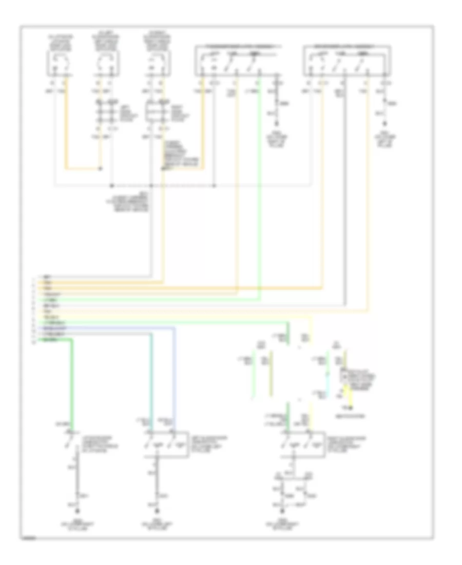 Forced Entry Wiring Diagram 2 of 2 for Chevrolet Uplander 2006