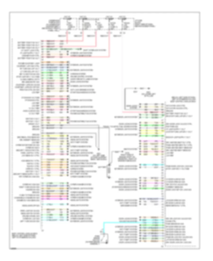 Body Control Modules Wiring Diagram for Chevrolet Uplander 2006