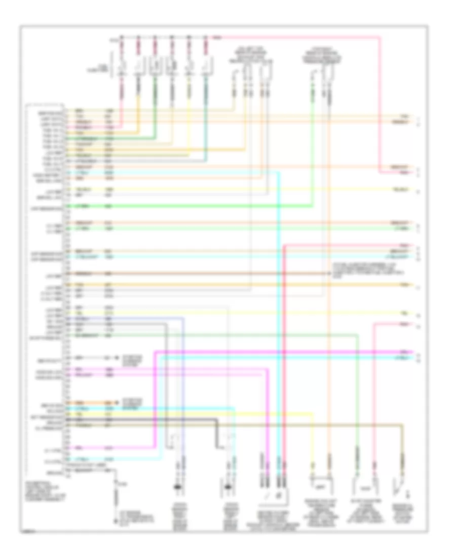 3 5L VIN L Engine Performance Wiring Diagram 1 of 4 for Chevrolet Uplander 2006