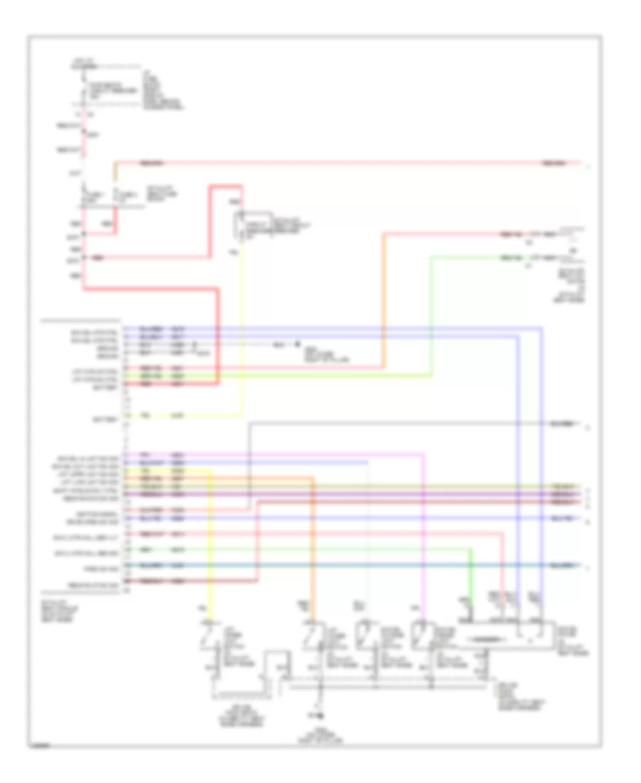 Sit-N-Lift Seat Wiring Diagram (1 of 2) for Chevrolet Uplander 2006