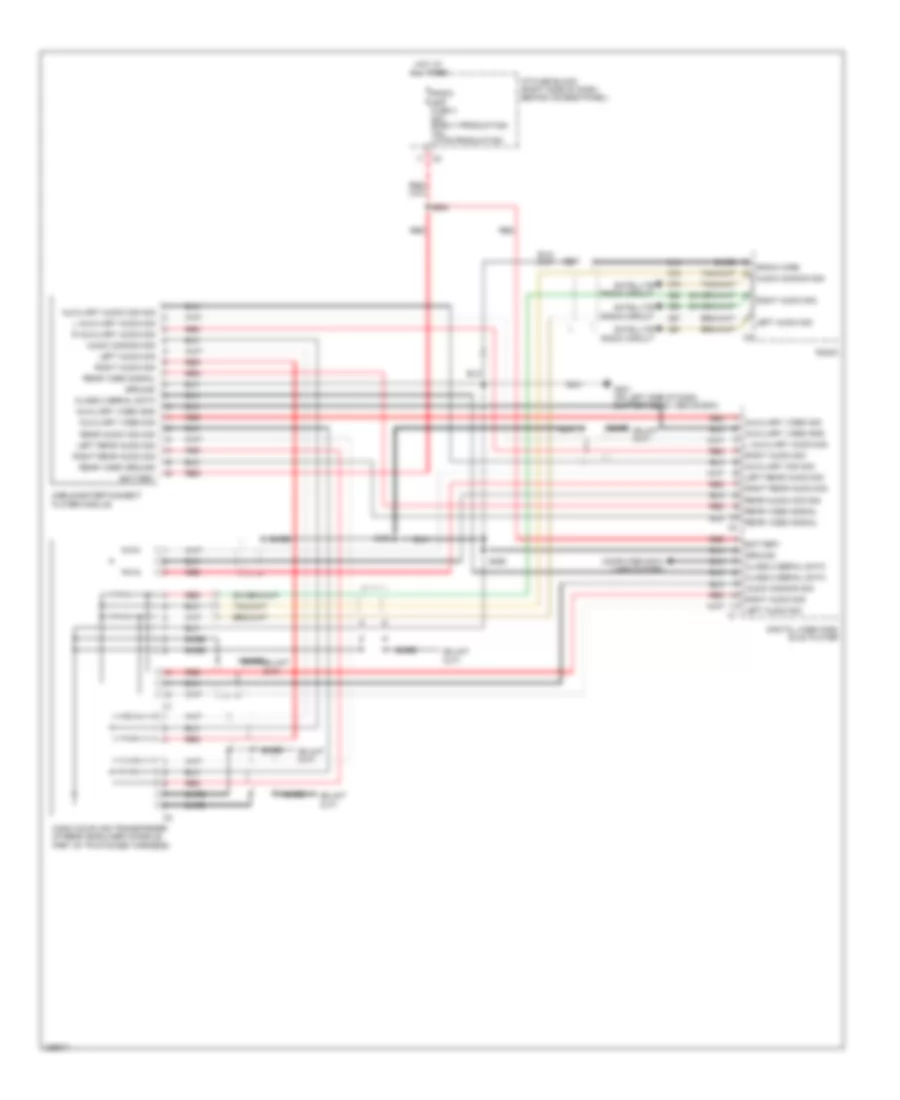 Video System Wiring Diagram for Chevrolet Uplander 2006