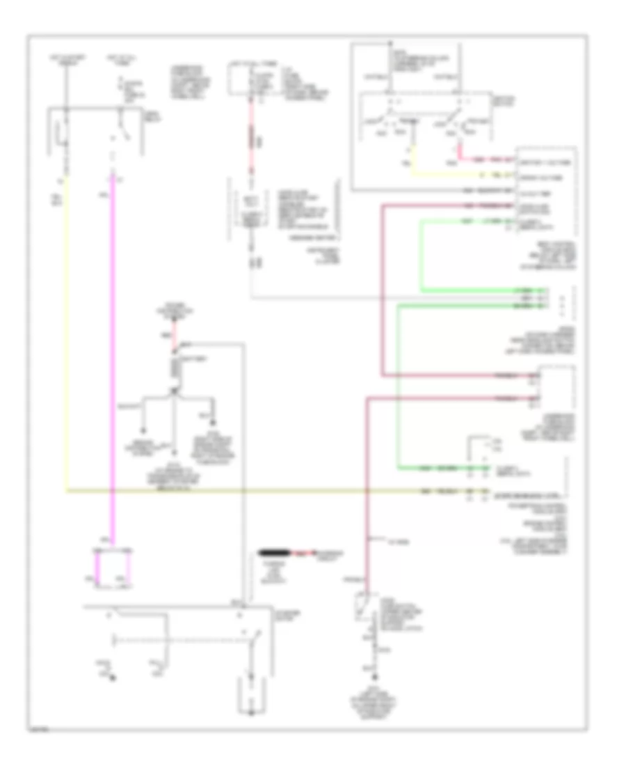 Starting Wiring Diagram for Chevrolet Uplander 2006