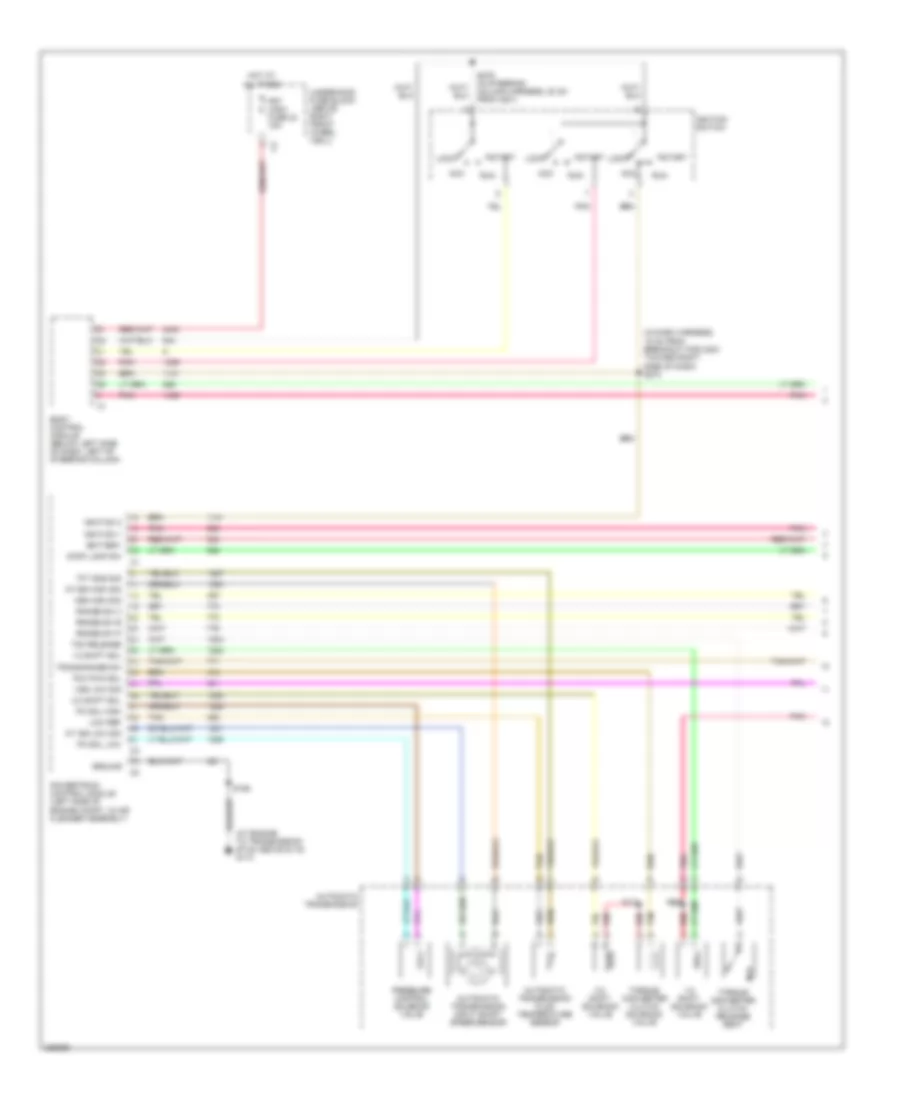 3 5L VIN L A T Wiring Diagram 1 of 2 for Chevrolet Uplander 2006