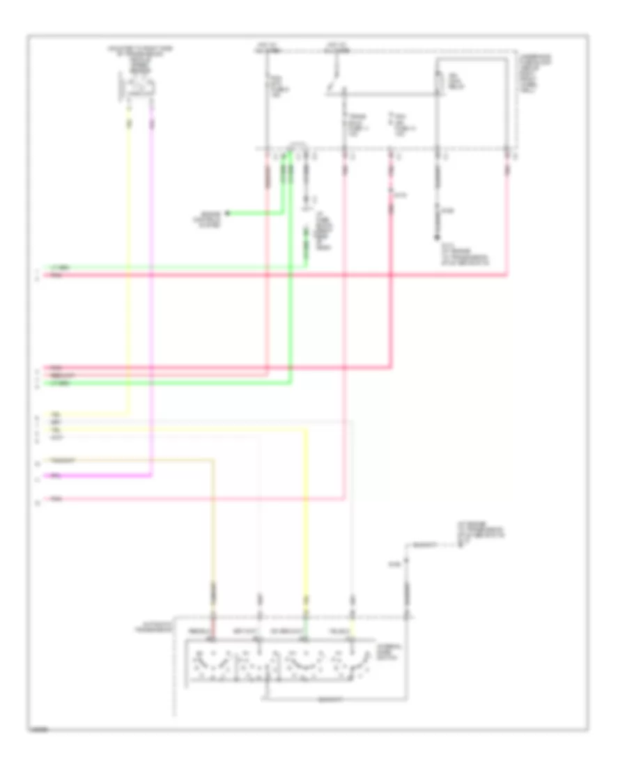 3 5L VIN L A T Wiring Diagram 2 of 2 for Chevrolet Uplander 2006