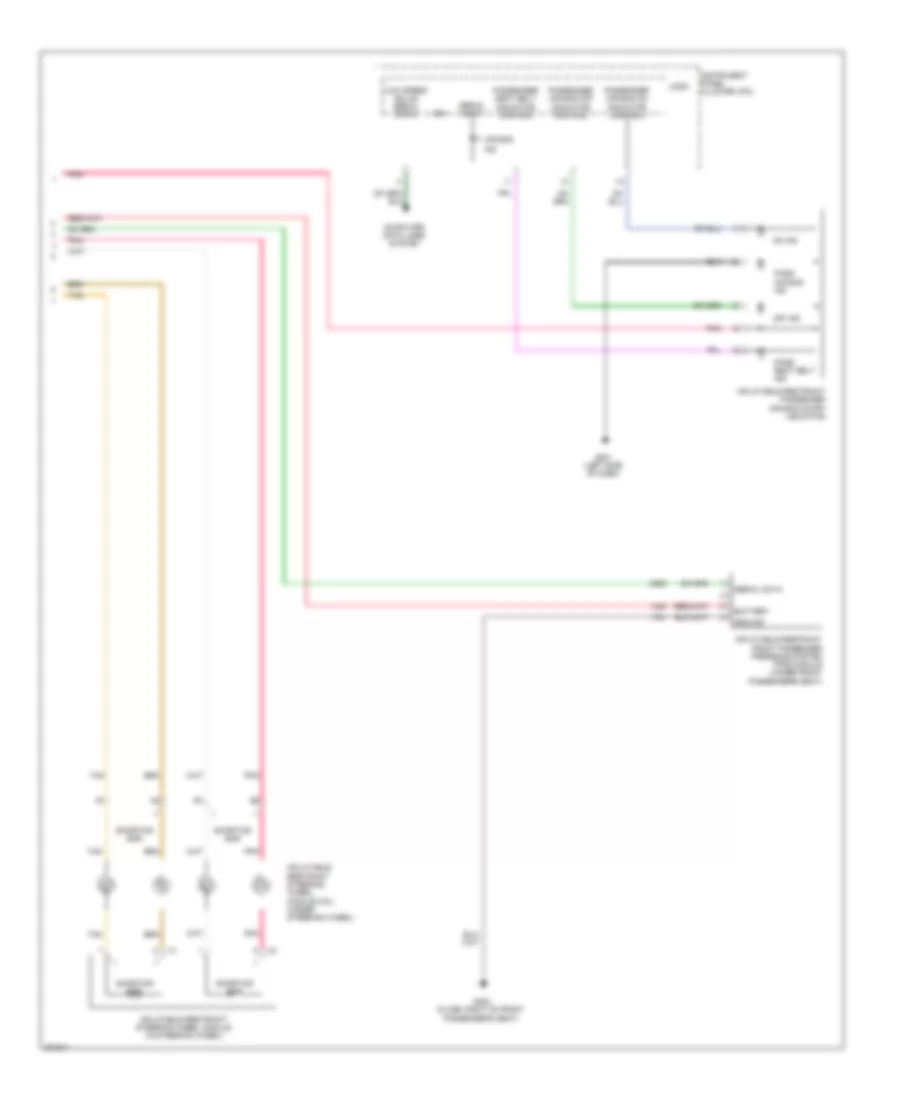 Supplemental Restraints Wiring Diagram 3 of 3 for Chevrolet Impala SS 2009