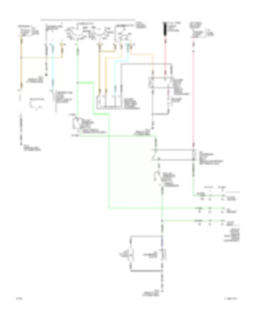 A C Wiring Diagram With VCM for Chevrolet Blazer 1995