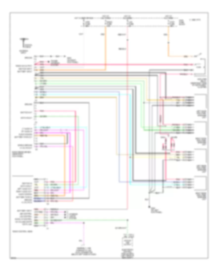 Radio Wiring Diagrams with Delco Bose for Chevrolet Corvette 1990