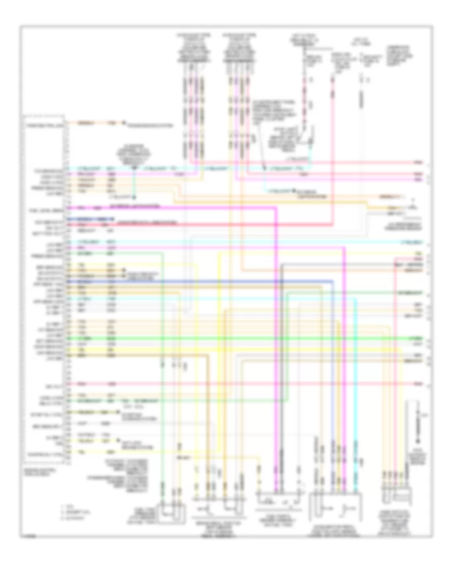 5.3L VIN 4, Engine Performance Wiring Diagram (1 of 5) for Chevrolet Express G1500 2013