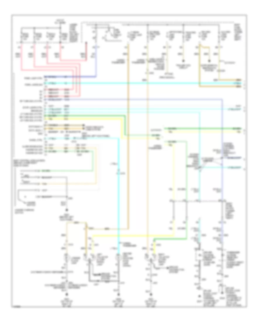 Exterior Lamps Wiring Diagram (1 of 2) for Chevrolet Express G1500 2013