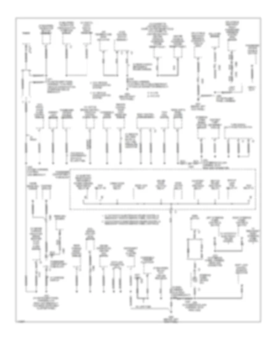 Ground Distribution Wiring Diagram 3 of 5 for Chevrolet Express G2013 1500