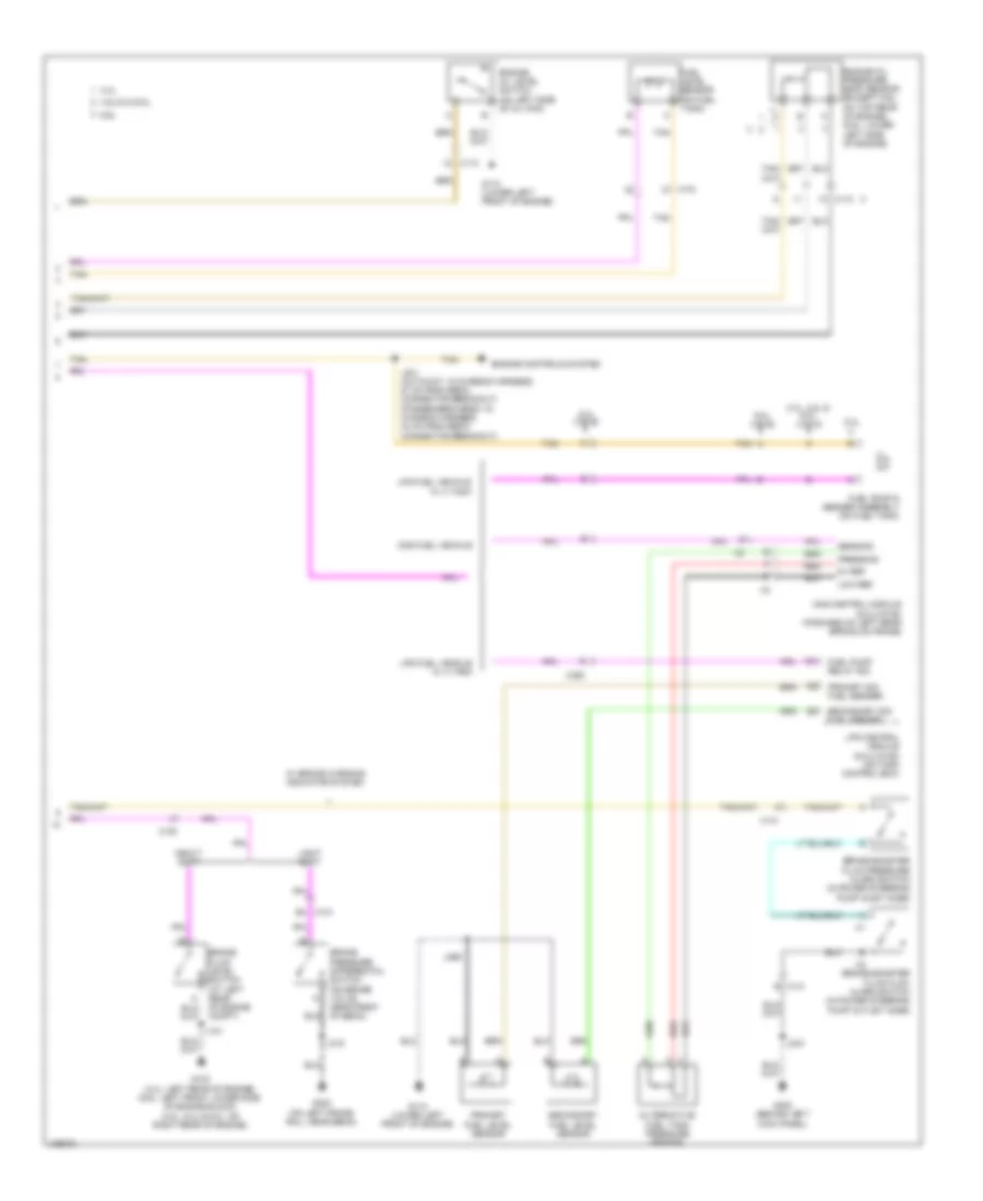 Instrument Cluster Wiring Diagram (3 of 3) for Chevrolet Express G1500 2013