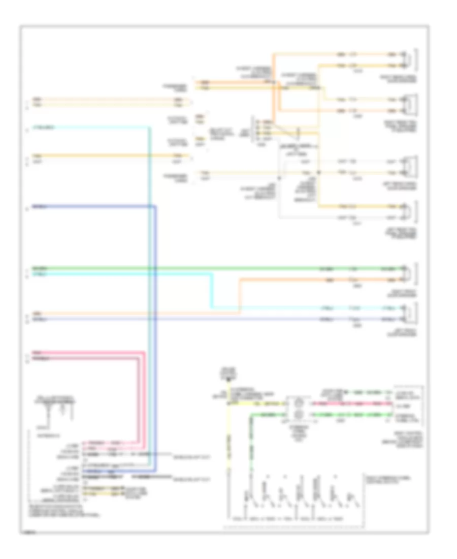 Navigation Wiring Diagram with UYS 2 of 2 for Chevrolet Express G2013 1500