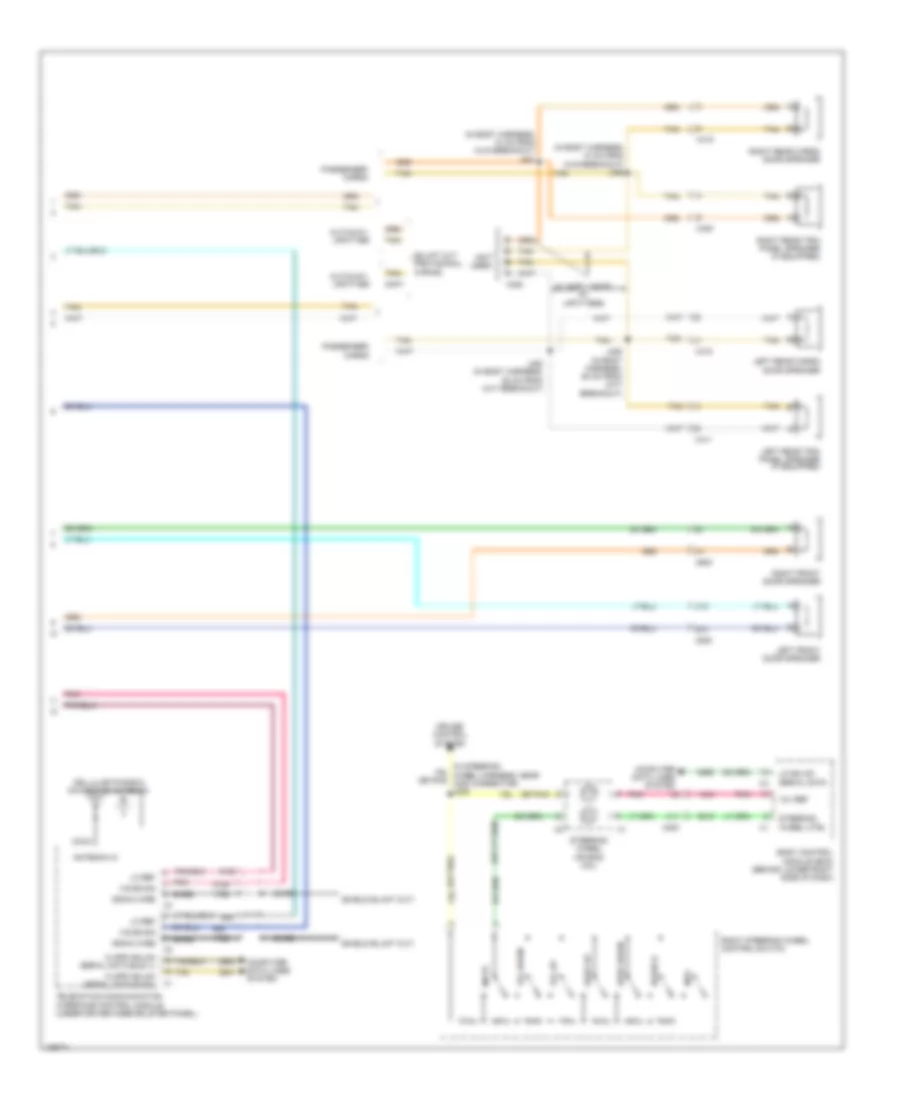 Radio Wiring Diagram, with UYS (2 of 2) for Chevrolet Express G1500 2013