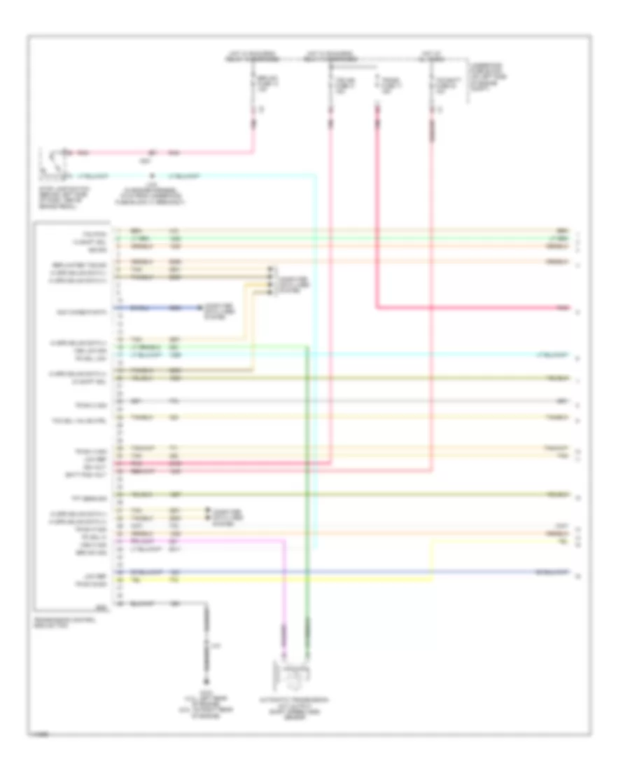Transmission Wiring Diagram 1 of 2 for Chevrolet Express G2013 1500