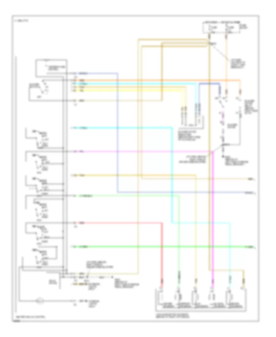 Электросхема кондиционера, C60 (1 из 2) для Chevrolet Lumina LS 1997