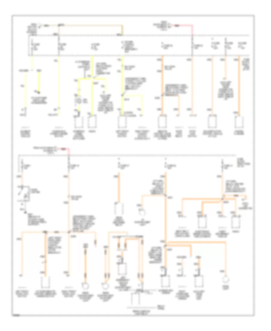 Power Distribution Wiring Diagram 2 of 4 for Chevrolet Lumina LS 1997
