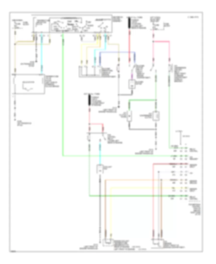 Air Conditioning Wiring Diagrams for Chevrolet Beretta 1996