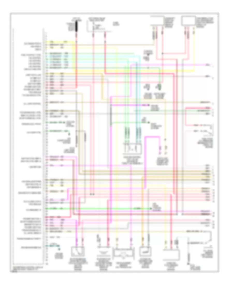 3.1L (VIN M), Engine Performance Wiring Diagrams (1 of 3) for Chevrolet Beretta 1996