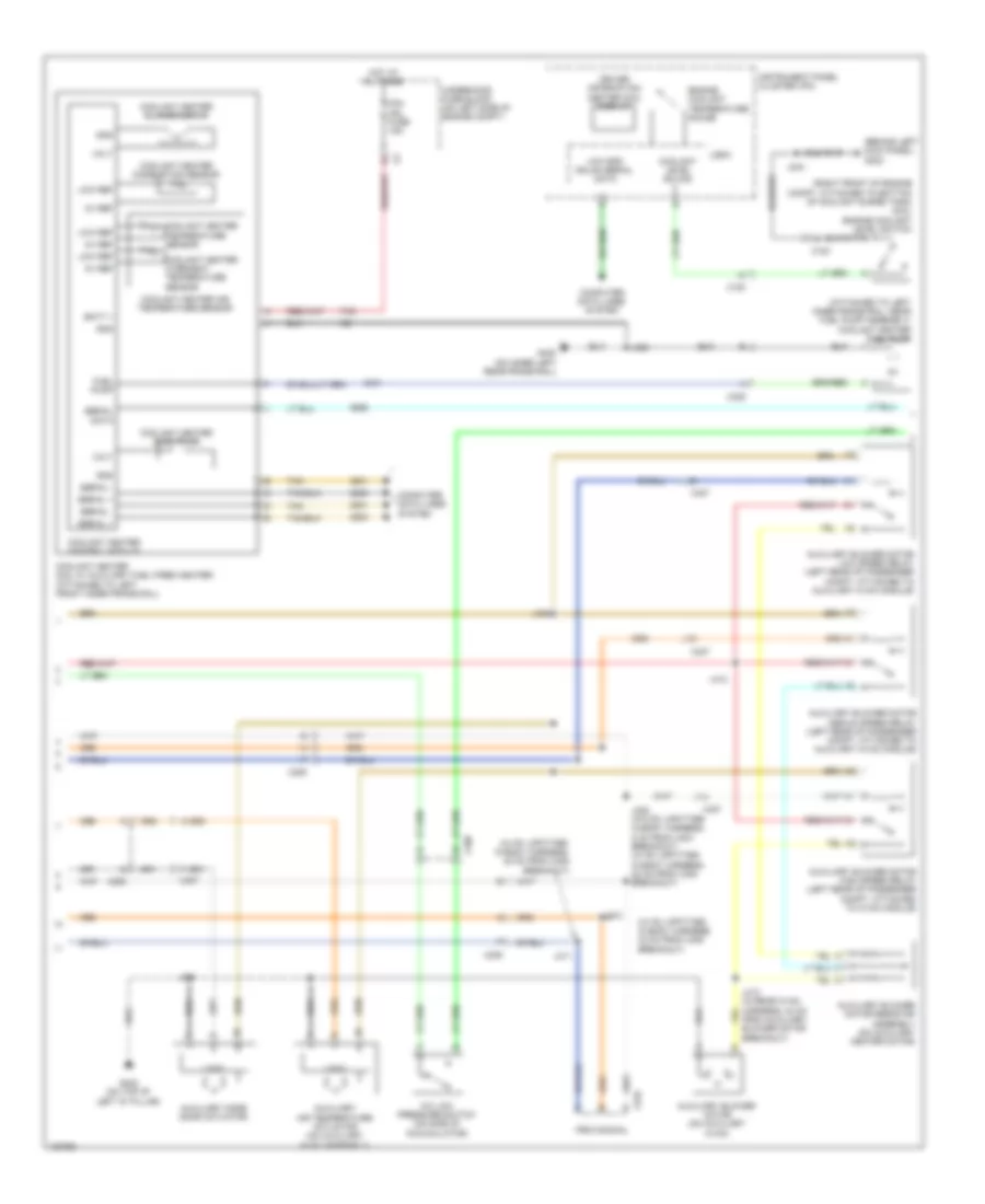 Manual AC Wiring Diagram, Passenger Van (2 of 3) for Chevrolet Express G2500 2013