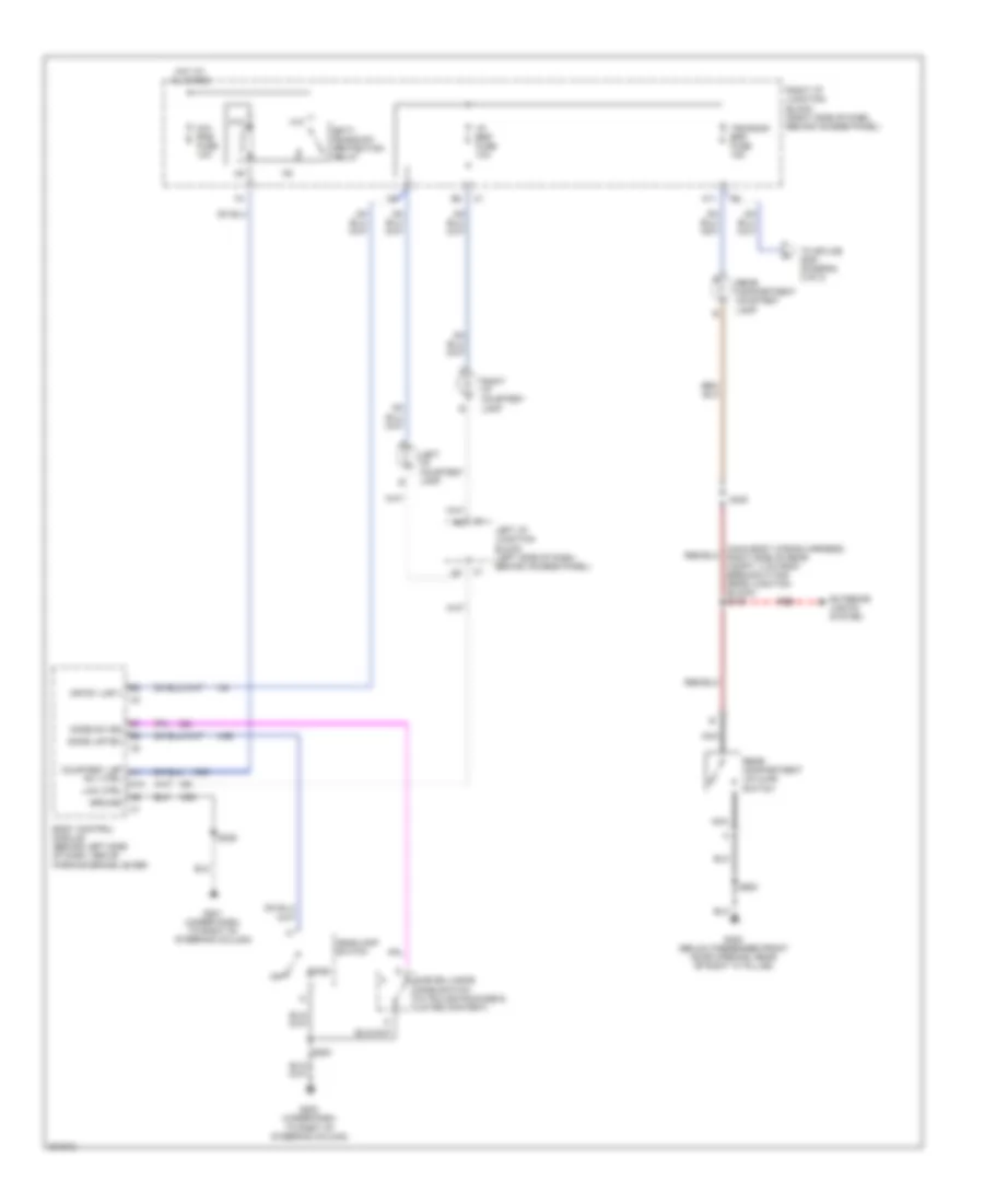 Courtesy Lamps Wiring Diagram 1 of 2 for Chevrolet Impala SS 2005