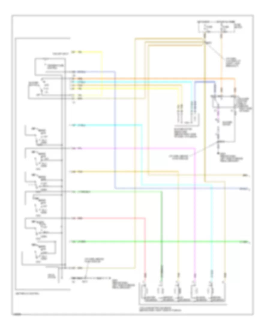 Manual AC Wiring Diagram (1 of 2) for Chevrolet Lumina 2000