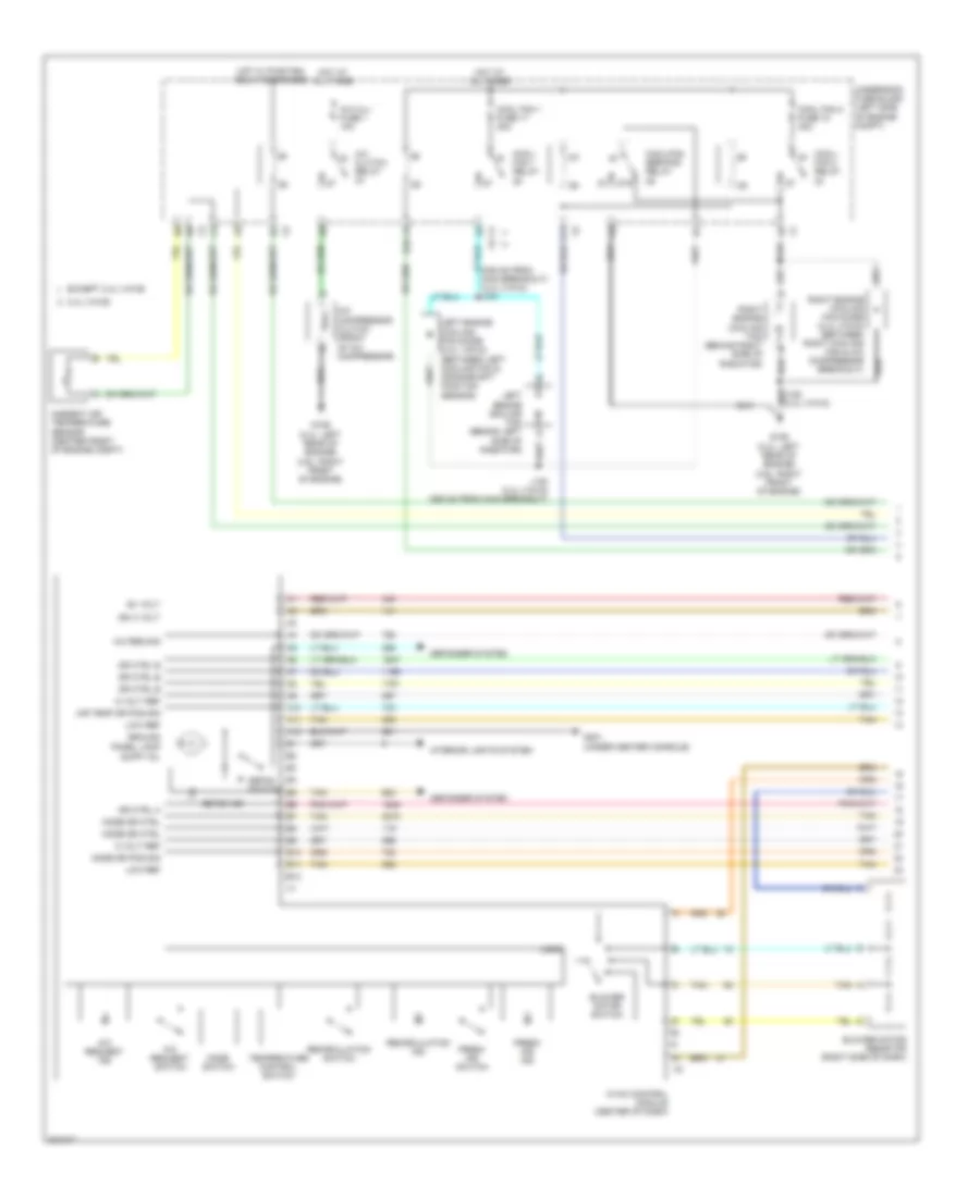 Manual AC Wiring Diagram (1 of 2) for Chevrolet Malibu LS 2009
