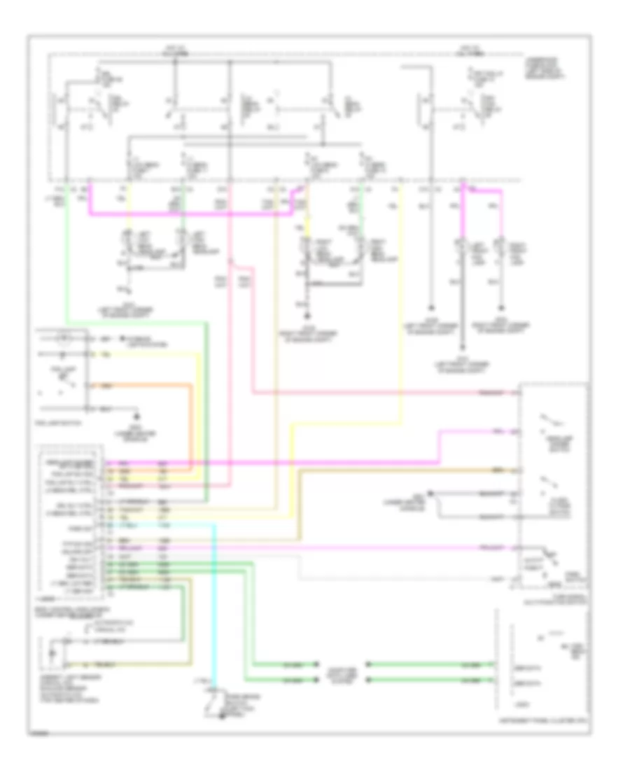 Headlights Wiring Diagram for Chevrolet Malibu LS 2009