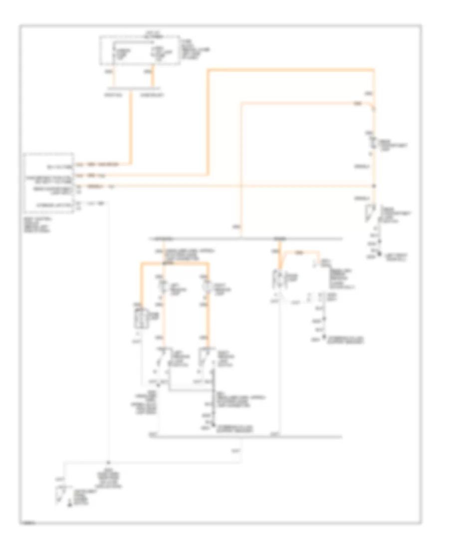 Courtesy Lamps Wiring Diagram for Chevrolet Cavalier 2001