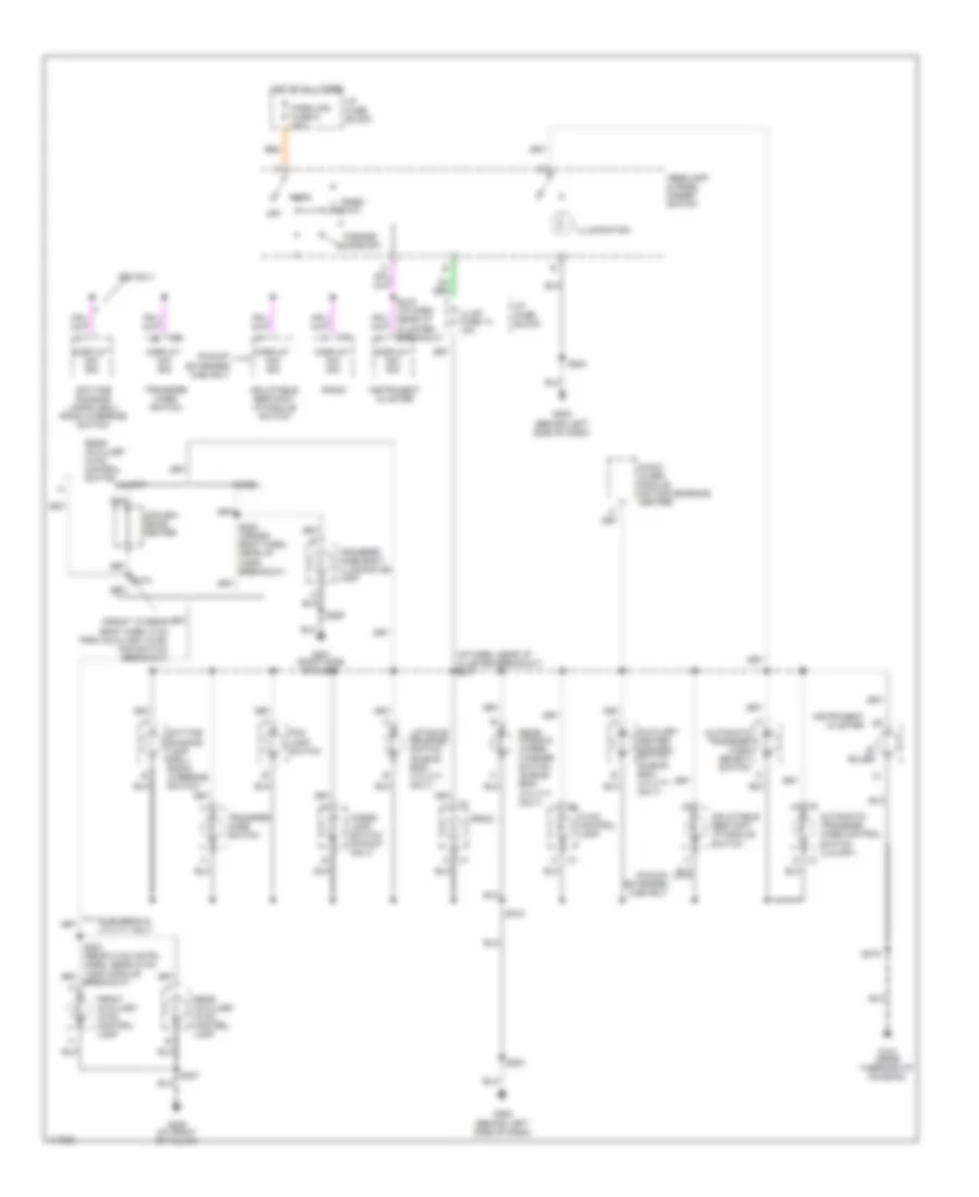 Instrument Illumination Wiring Diagram (1 of 2) for Chevrolet Cab  Chassis C2500 1999