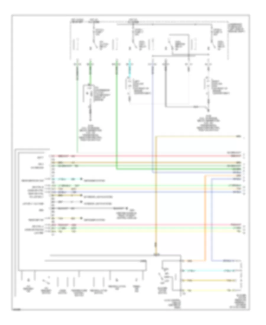 Manual AC Wiring Diagram (1 of 2) for Chevrolet Malibu 2005