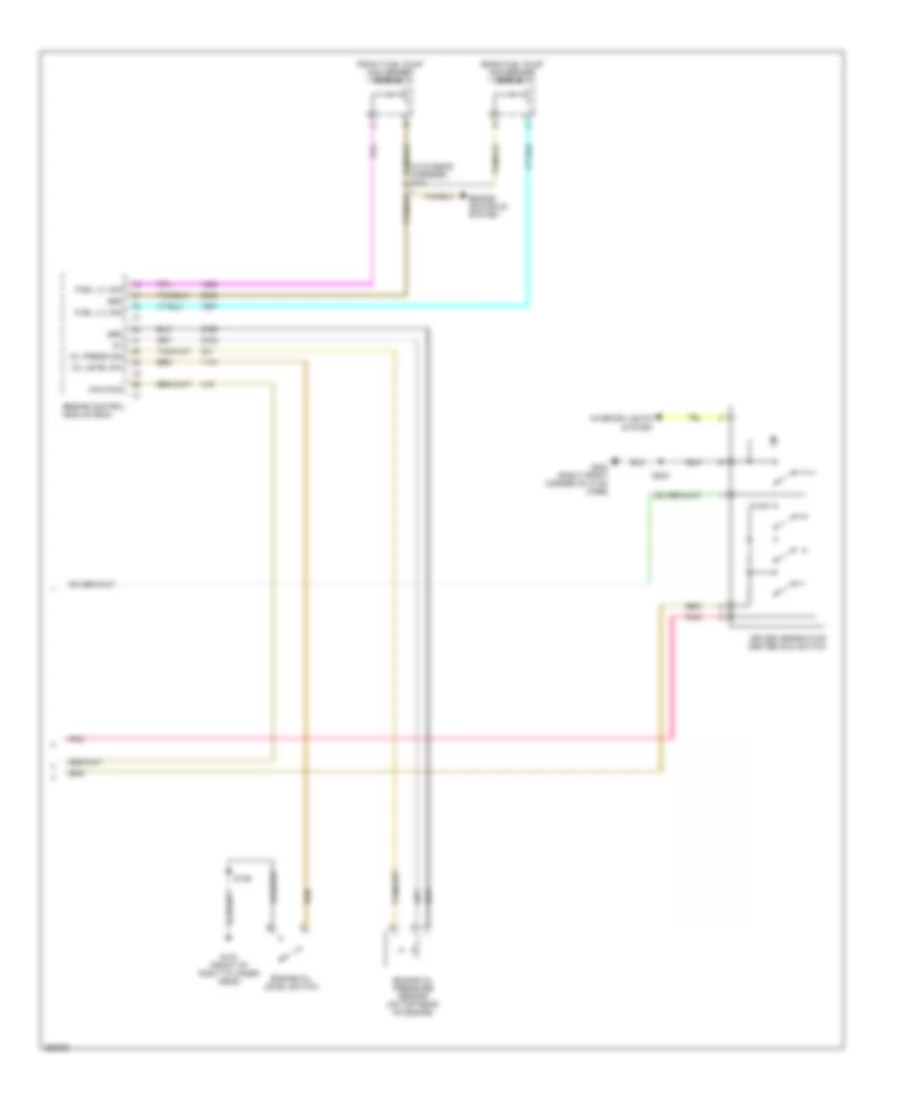 Instrument Cluster Wiring Diagram 2 of 2 for Chevrolet Avalanche 2007