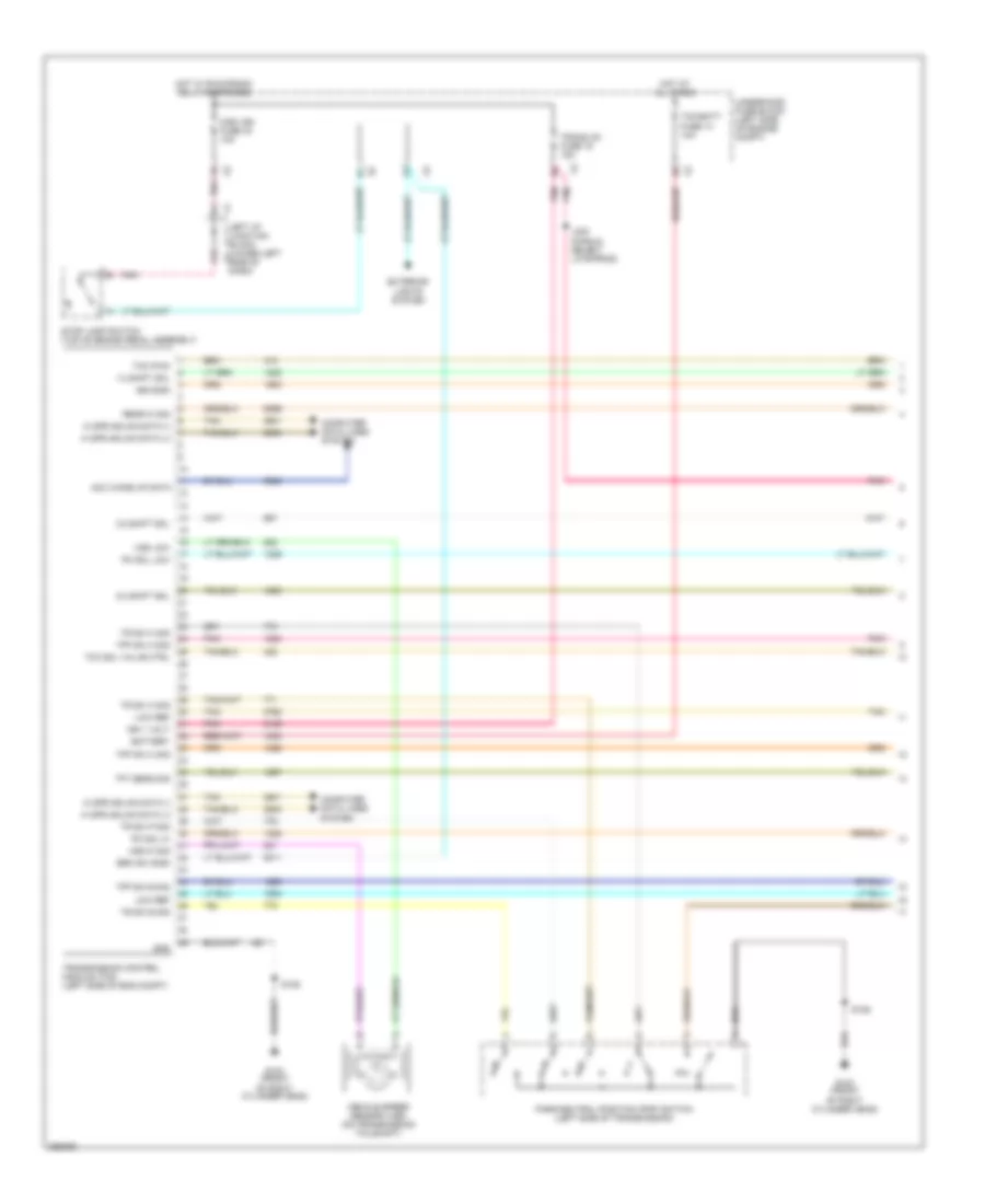 A T Wiring Diagram 4L60 E 1 of 2 for Chevrolet Avalanche 2007
