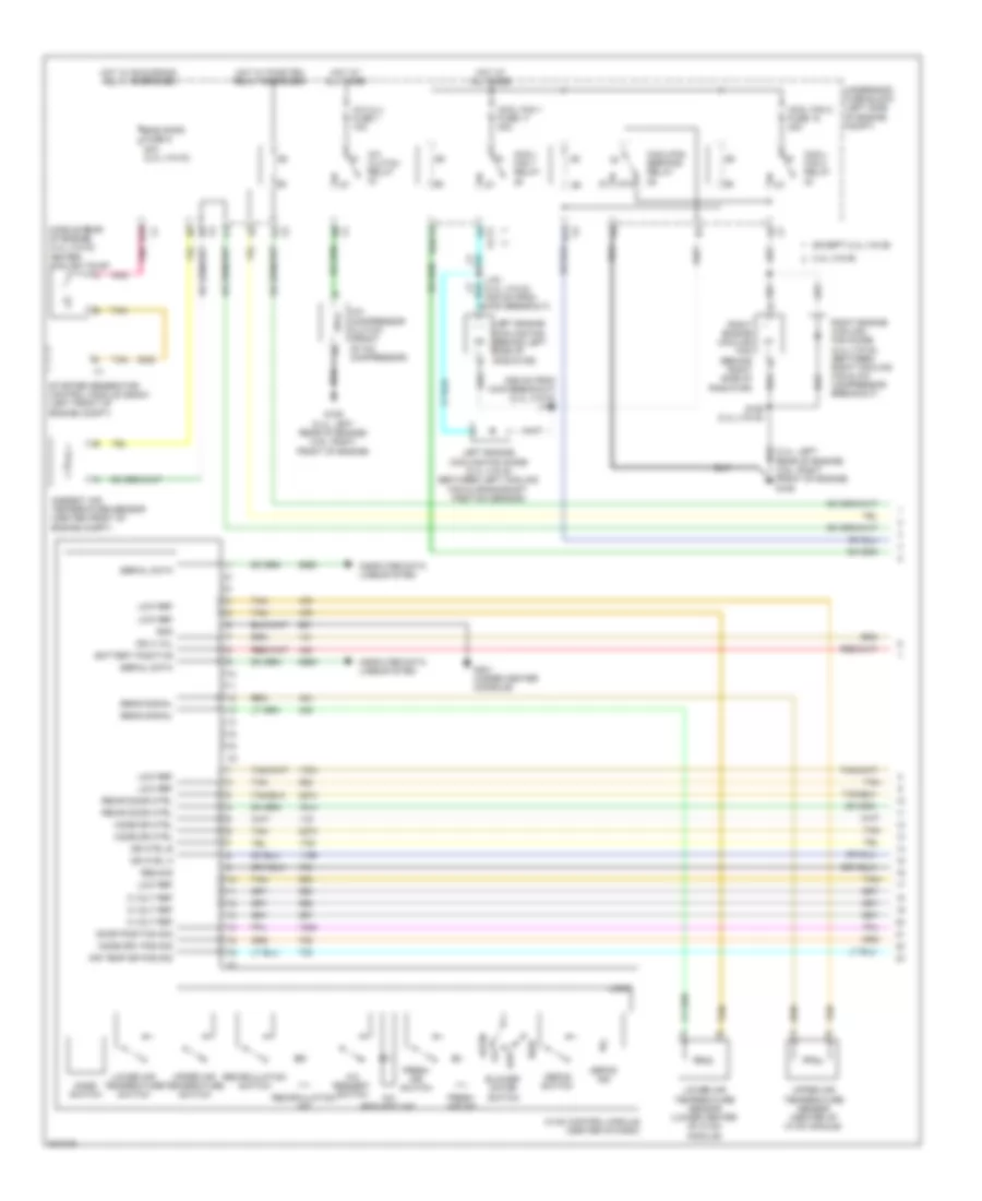 Automatic AC Wiring Diagram (1 of 2) for Chevrolet Malibu LT 2009
