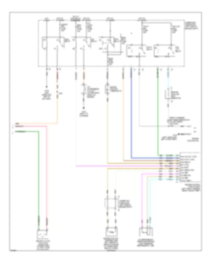 Manual A C Wiring Diagram 2 of 2 for Chevrolet Aveo LT 2010