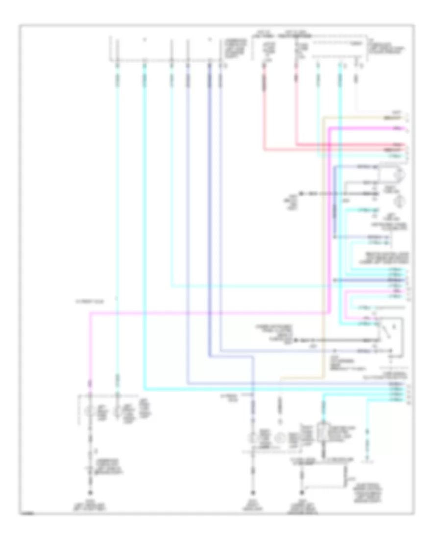 Exterior Lamps Wiring Diagram Notchback 1 of 2 for Chevrolet Aveo LT 2010