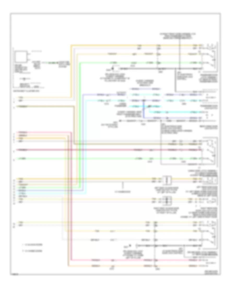 Forced Entry Wiring Diagram (2 of 2) for Chevrolet Express H1500 2013