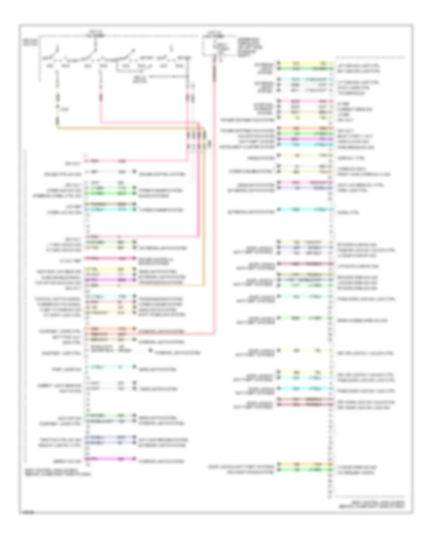 Body Control Modules Wiring Diagram 2 of 2 for Chevrolet Express H2013 1500