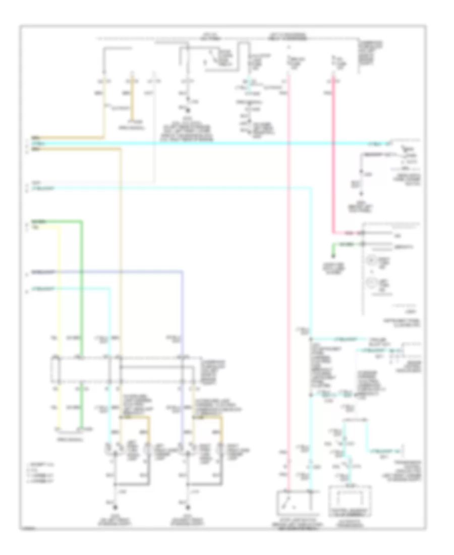 Exterior Lamps Wiring Diagram (2 of 2) for Chevrolet Express H1500 2013