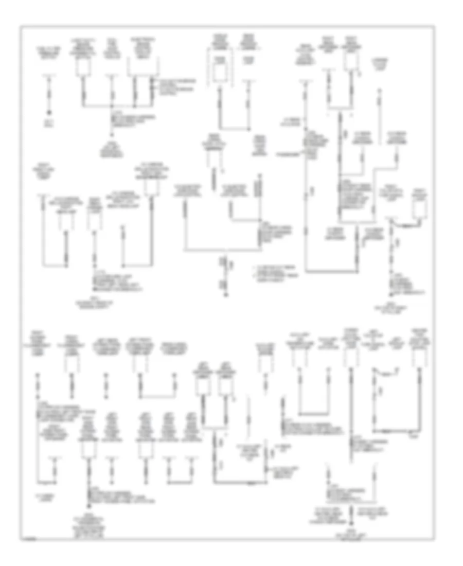 Ground Distribution Wiring Diagram 5 of 5 for Chevrolet Express H2013 1500