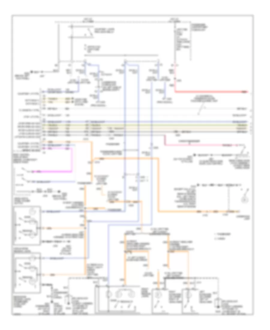 Courtesy Lamps Wiring Diagram 1 of 2 for Chevrolet Express H2013 1500