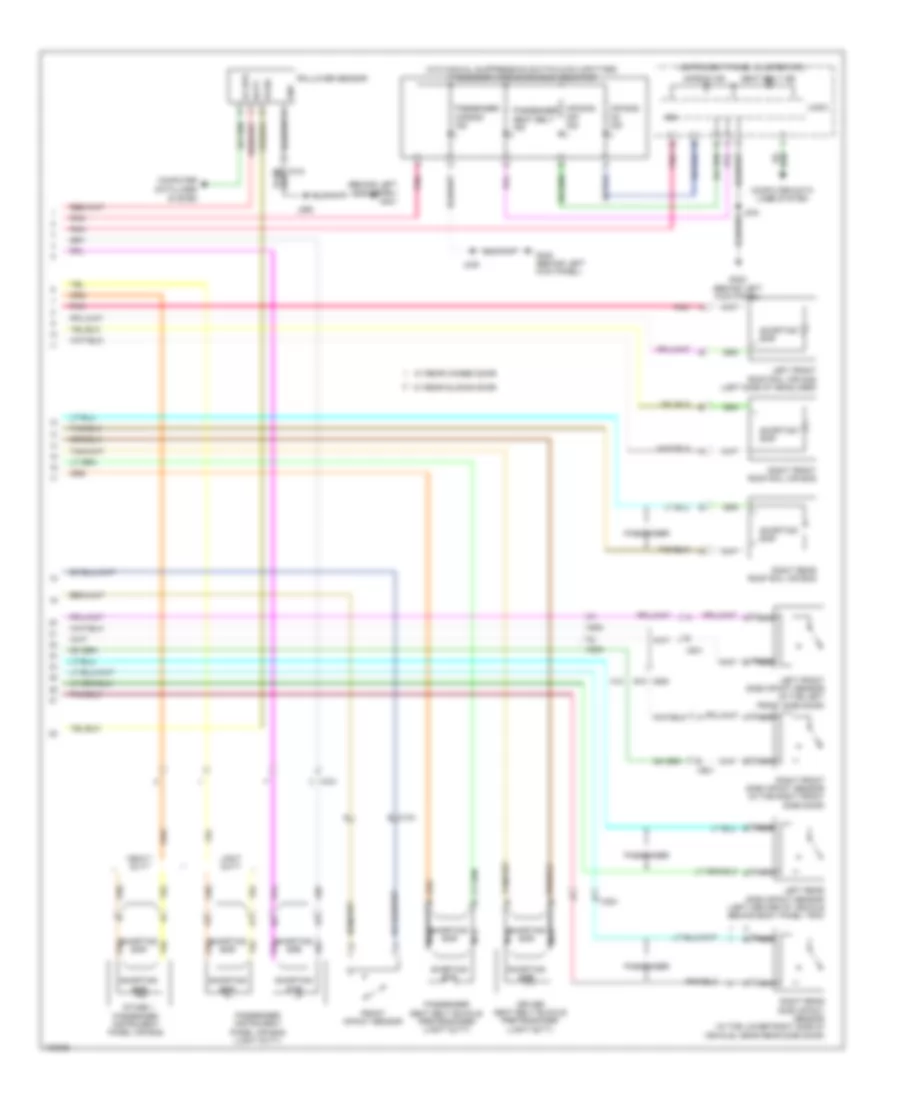Supplemental Restraints Wiring Diagram (2 of 2) for Chevrolet Express H1500 2013