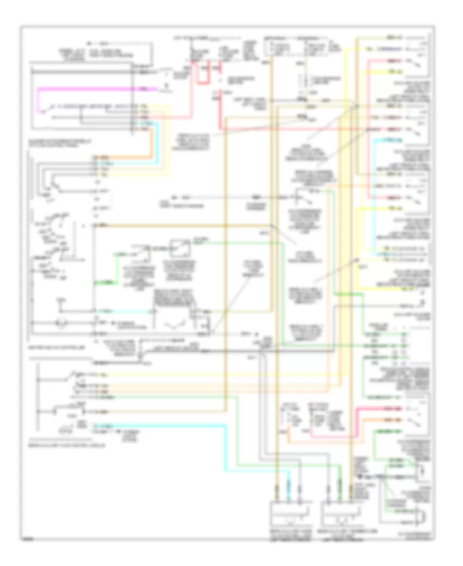 Электросхема кондиционера A/C, Грузовой Фургон для Chevrolet Chevy Van G1998 1500