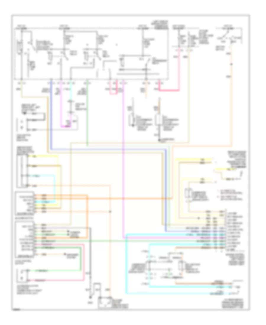 Manual A C Wiring Diagram Notchback for Chevrolet Aveo 2007